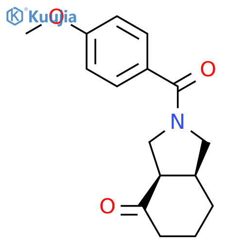 4H-Isoindol-4-one, octahydro-2-(4-methoxybenzoyl)-, (3aR,7aS)-rel- structure