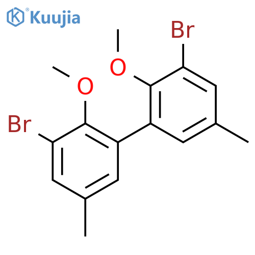 1,1'-Biphenyl, 3,3'-dibromo-2,2'-dimethoxy-5,5'-dimethyl- structure