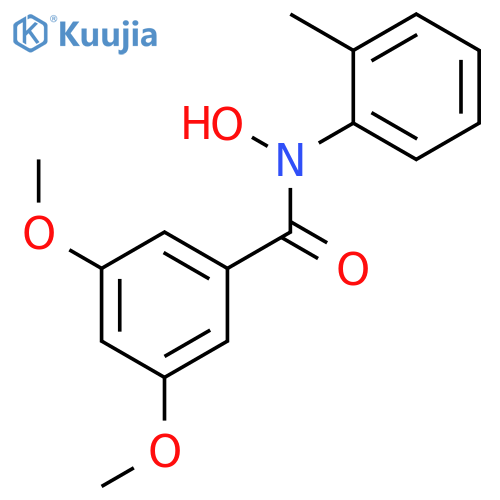 Benzamide, N-hydroxy-3,5-dimethoxy-N-(2-methylphenyl)- structure