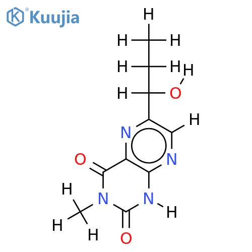 (S)-6-(1-hydroxypropyl)-3-methyllumazine structure