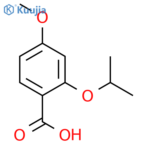 4-methoxy-2-(propan-2-yloxy)benzoic acid structure