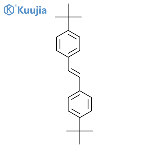 Benzene, 1,1'-(1,2-ethenediyl)bis[4-(1,1-dimethylethyl)- structure