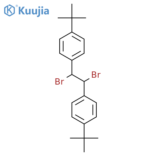 1,1'-(1,2-Dibromoethane-1,2-diyl)bis(4-tert-butylbenzene) structure