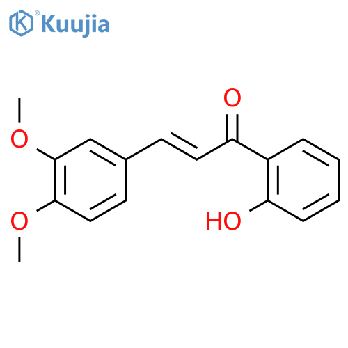 2-Propen-1-one, 3-(3,4-dimethoxyphenyl)-1-(2-hydroxyphenyl)-, (E)- structure