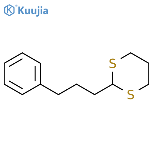 1,3-Dithiane, 2-(3-phenylpropyl)- structure