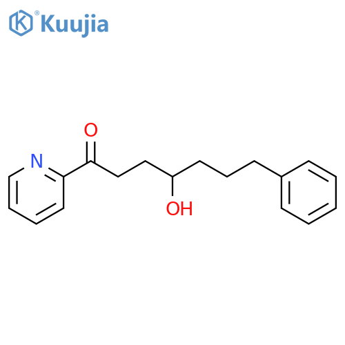 1-Heptanone, 4-hydroxy-7-phenyl-1-(2-pyridinyl)- structure
