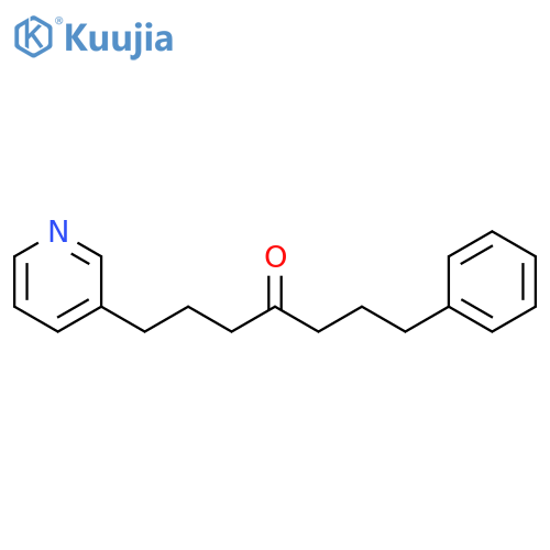 4-Heptanone, 1-phenyl-7-(3-pyridinyl)- structure