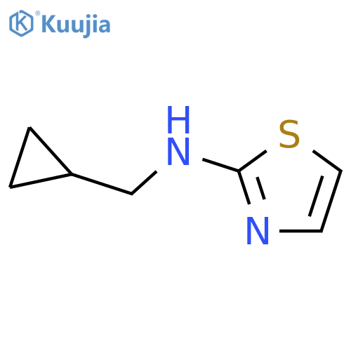 N-(cyclopropylmethyl)-1,3-thiazol-2-amine structure