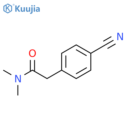 BENZENEACETAMIDE, 4-CYANO-N,N-DIMETHYL- structure