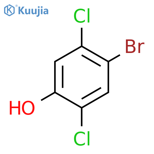 Phenol,4-bromo-2,5-dichloro-, labeled with tritium (9CI) structure