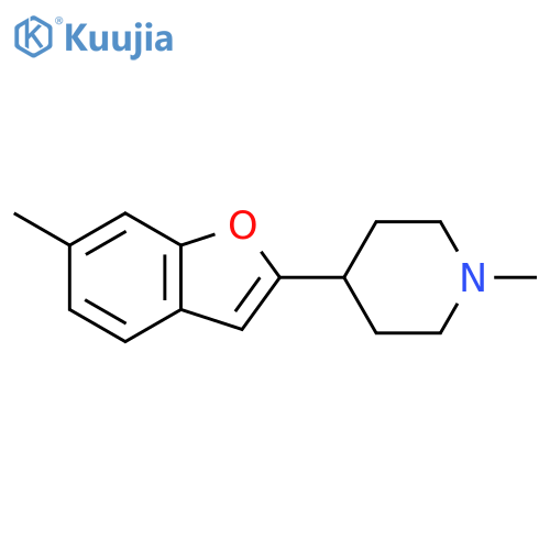 Piperidine,1-methyl-4-(6-methyl-2-benzofuranyl)- structure