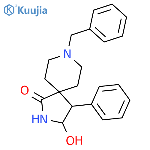 2,8-Diazaspiro[4.5]decan-1-one, 3-hydroxy-4-phenyl-8-(phenylmethyl)- structure