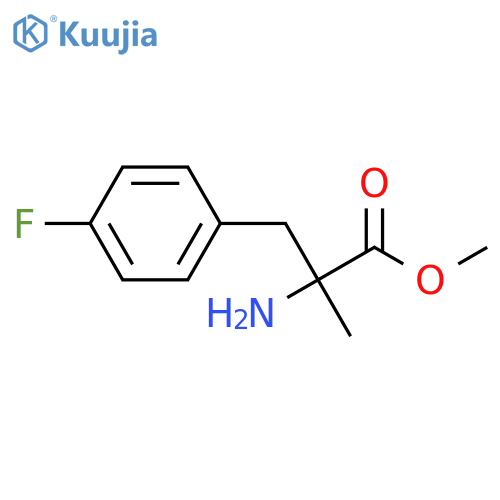 methyl 2-amino-3-(4-fluorophenyl)-2-methylpropanoate structure
