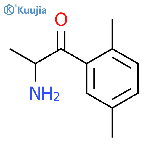 2-amino-1-(2,5-dimethylphenyl)propan-1-one structure