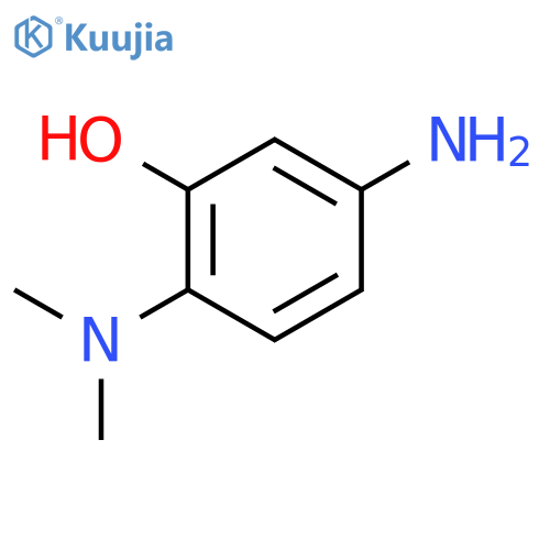 Phenol,5-amino-2-(dimethylamino)- structure
