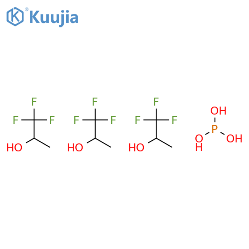 2-PROPANOL, 1,1,1-TRIFLUORO-, PHOSPHITE (3:1) structure