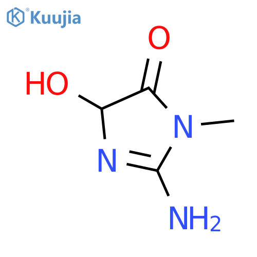 2-amino-4-hydroxy-1-methyl-4,5-dihydro-1H-imidazol-5-one structure
