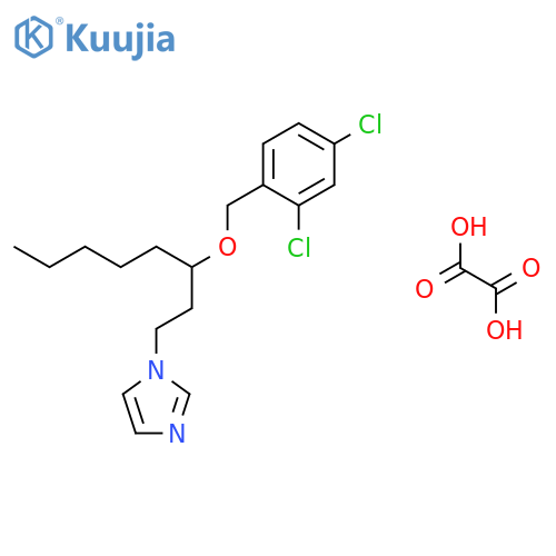 1H-IMIDAZOLE, 1-[3-[(2,4-DICHLOROPHENYL)METHOXY]OCTYL]-, ETHANEDIOATE structure