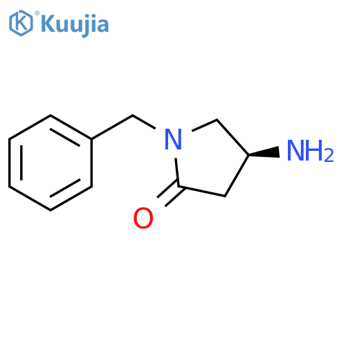 (4S)-4-amino-1-benzylpyrrolidin-2-one structure