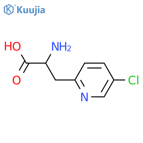2-AMINO-3-(5-CHLOROPYRIDIN-2-YL)PROPANOIC ACID structure