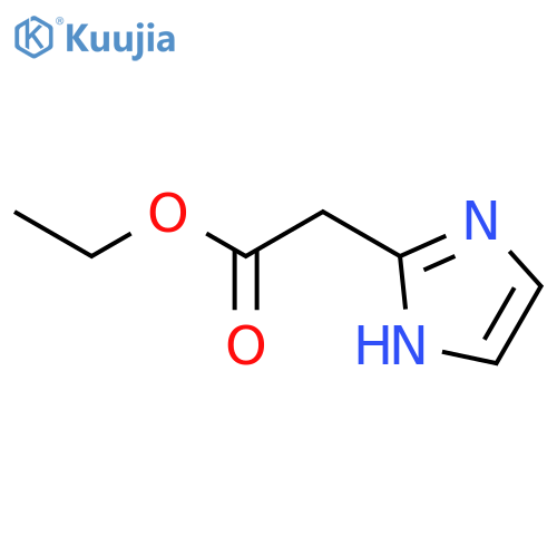 Ethyl 2-(1H-imidazol-2-yl)acetate structure