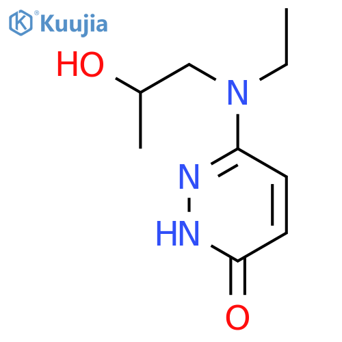 3(2H)-Pyridazinone, 6-[ethyl(2-hydroxypropyl)amino]- structure