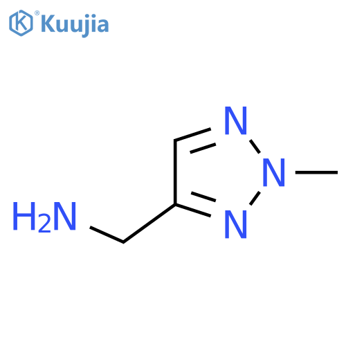 (2-methyl-2H-1,2,3-triazol-4-yl)methanamine structure