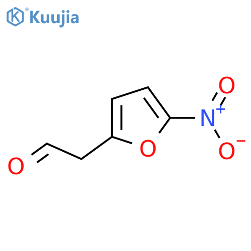 2-(5-nitrofuran-2-yl)acetaldehyde structure