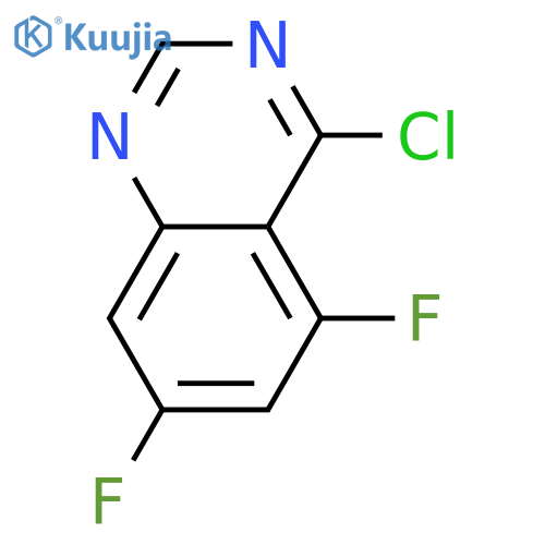 4-chloro-5,7-difluoro-quinazoline structure