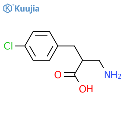 3-Amino-2-(4-chlorobenzyl)propanoic Acid structure