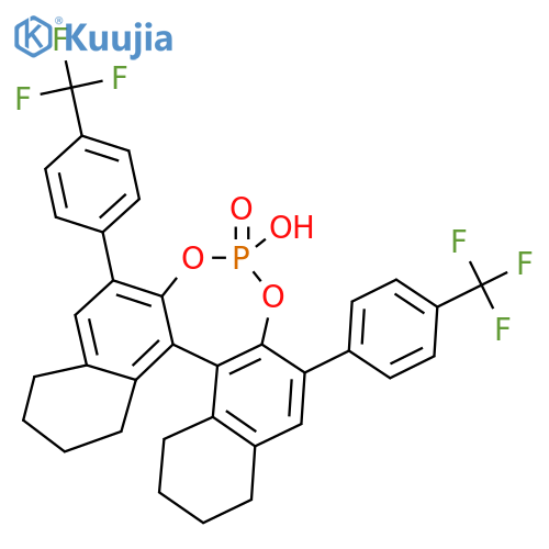 (11BS)-4-hydroxy-2,6-bis(4-(trifluoromethyl)phenyl)-8,9,10,11,12,13,14,15-octahydrodinaphtho[2,1-d:1',2'-f][1,3,2]dioxaphosphepine 4-oxide structure
