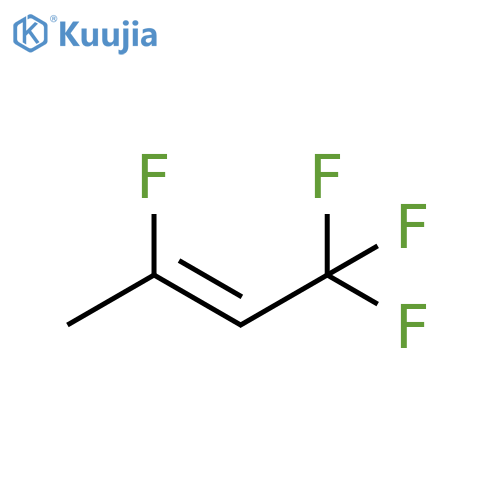 2-Butene,1,1,1,3-tetrafluoro-, (2E)- structure