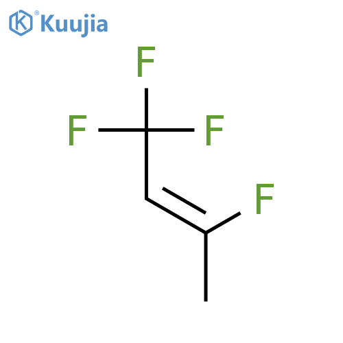 (Z)-1,1,1,3-Tetrafluorobut-2-ene structure