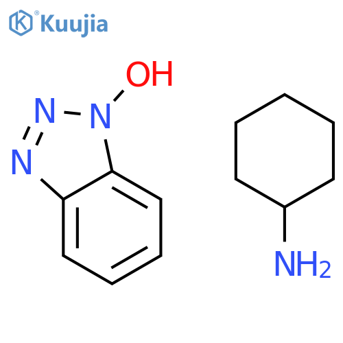 1H-Benzotriazole, 1-hydroxy-, compd. with cyclohexanamine (1:1) structure