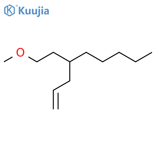 1-Nonene, 4-(2-methoxyethyl)- structure