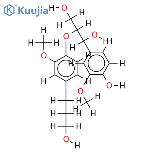 1-(4-hydroxy-3-methoxyphenyl)-2-[4-(3-hydroxypropyl)-2 structure