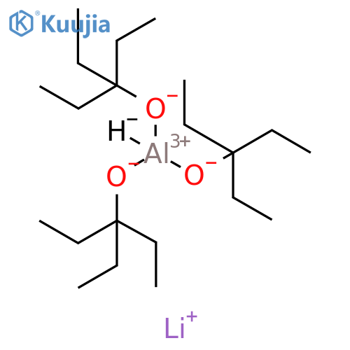 Lithium tris[(3-ethyl-3-pentyl)oxy]aluminohydride structure