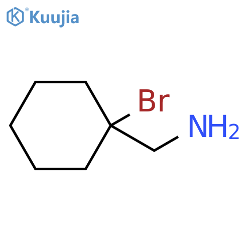 (1-bromocyclohexyl)methanamine structure