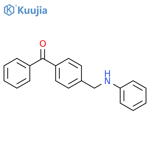 Methanone, phenyl[4-[(phenylamino)methyl]phenyl]- structure