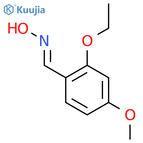 Benzaldehyde,2-ethoxy-4-methoxy-, oxime structure