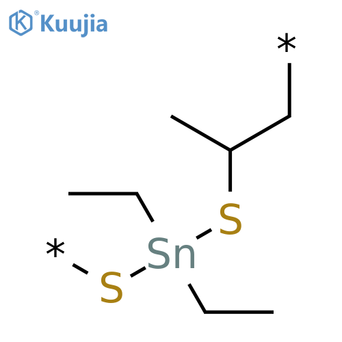 POLY[THIO(DIETHYLSTANNYLENE)THIO(METHYL-1,2-ETHANEDIYL)] structure