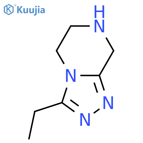 3-ethyl-5H,6H,7H,8H-[1,2,4]triazolo[4,3-a]pyrazine structure