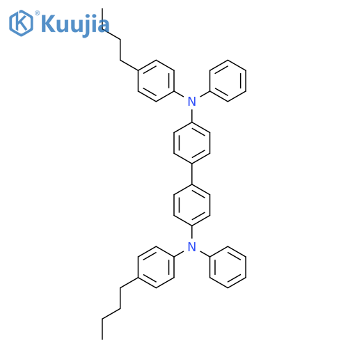 N,N'-BIS(4-BUTYLPHENYL)-N,N'-DIPHENYLBENZIDINE structure