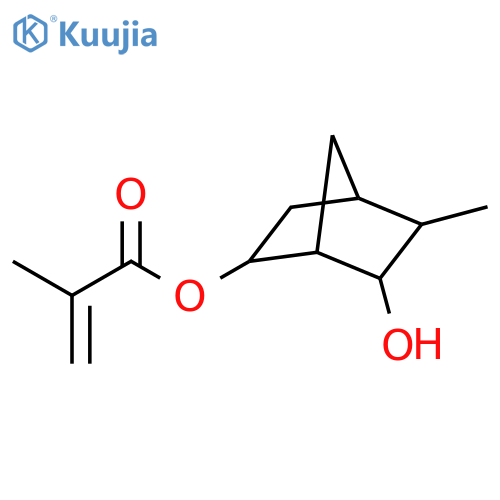 2-Propenoic acid,2-methyl-, 6-hydroxy-5-methylbicyclo[2.2.1]hept-2-yl ester structure