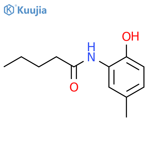 Pentanamide,N-(2-hydroxy-5-methylphenyl)- structure