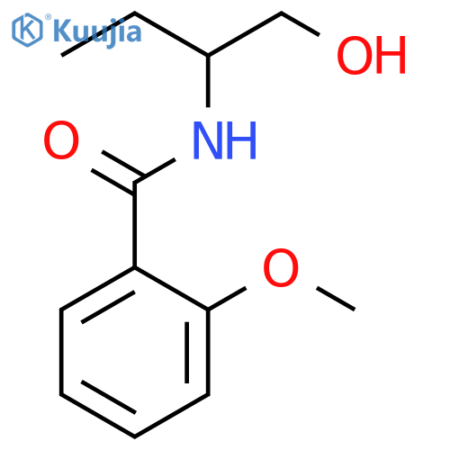 BENZAMIDE, N-[1-(HYDROXYMETHYL)PROPYL]-2-METHOXY- structure
