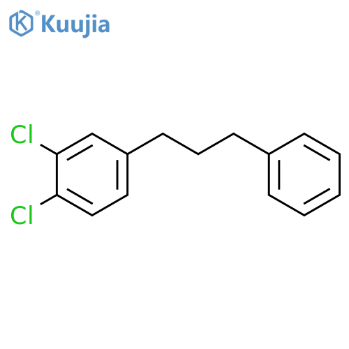 Benzene, 1,2-dichloro-4-(3-phenylpropyl)- structure