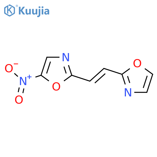 OXAZOLE, 5-NITRO-2-[2-(2-OXAZOLYL)ETHENYL]- structure
