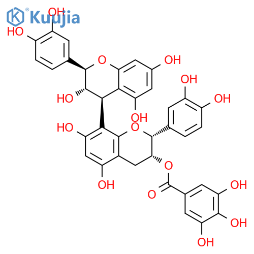 (+)-catechin-(4alpha->2)-phloroglucinol structure