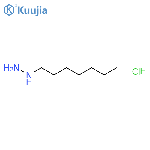 Heptylhydrazine Hydrochloride (1:1) structure